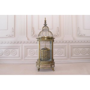 Highest Quality <b>Brass</b> Cylindrical <b>Lantern</b> with Candle Holder Durable Finish for Home Decoration - Product Image 1