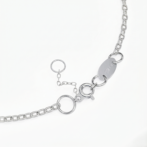 Pulsera Personalizable de Plata 925 con Bisel de Diamantes, Joyería Fina Minimalista en Oro Rosa, Regalo para Mujer - Product Image 2