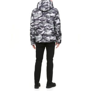 Fully Customized Men's Waterproof Canvas Puffer <b>Jackets</b> Polyester Wadding Filled Winter DDP Shipping - Product Image 6