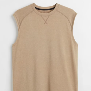 Camiseta sin mangas para hombre de alta calidad, prenda de moda sin mangas con tacto suave y apariencia atlética moderna, red de fábricas Dhaka RMG - Product Image 1