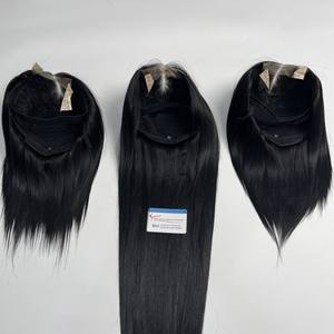 Pour Genius Weft 12/12 Vente Flash sur Extension de perruque de cheveux humains vietnamiens droits de couleur noire naturelle - Product Image 1