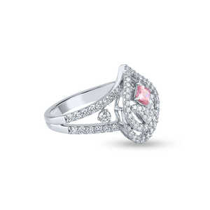 Diamante rosa de corte princesa Purecarat A - Product Image 4