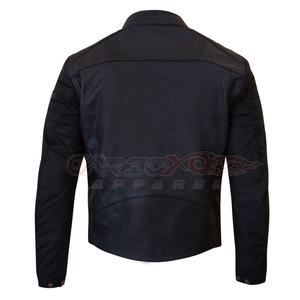 Chaqueta de Motociclista de Cuero Impermeable de Manga Larga para Hombre, Personalizada OEM Gariox Apparel - California - Product Image 2
