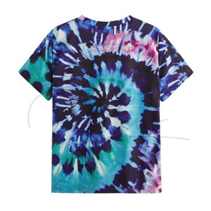 T-shirt personnalisé tie-dye tendance et le plus vendu, en coton et fibre de bambou, respirant et à séchage rapide, à manches courtes pour hommes - Product Image 2