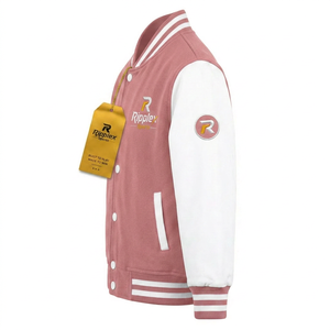 Premium kids varsity <b>jacket</b> offering warmth comfort and timeless style for everyday adventures and active kids - Product Image 5