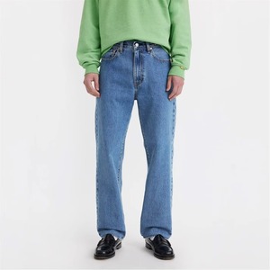 Jean baggy bleu foncé pour homme, coupe ample, style skate, en denim, fabrication OEM, vente en gros - Product Image 5