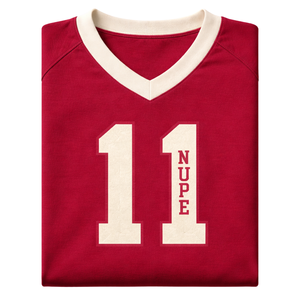 T-shirt col V Kappa Alpha Psi Klub Ringer – Vêtement de fraternité grecque avec bordure contrastée classique – Confort premium et coupe élégante - Product Image 6