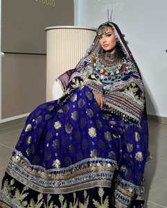 Direct Factory Suppliers Wholesale Prices Afghani Dress Women Wedding Party Wear Heavy Embroidery Hand Made Afghan Kuchi Dresses - Product Image 4