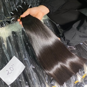 Extensiones de cabello humano 100%, superventas, hueso crudo, trama recta, vendedor mayorista - Product Image 4