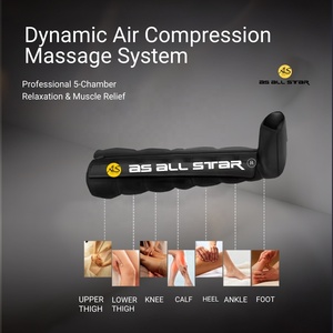 Masseur électrique pour les jambes, enveloppe de compression chauffante à pression d'air pour la récupération sportive - Product Image 3