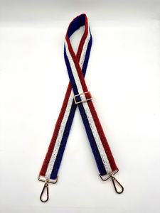 American Flag Purse Strap Red White Blue Adjustable <b>Bag</b> Strap Patriotic Crossbody Strap Clear <b>Bags</b> Handbags USA Fan Gift <b>Camera</b> - Product Image 4