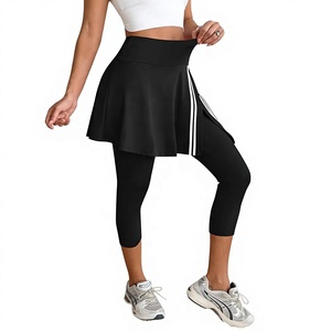 Leggings de yoga unisexe taille haute sans coutures, longueur cheville, couleur unie, grande taille, taille élastique, respirants, écologiques, séchage rapide - Product Image 3