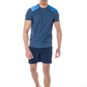 Conjunto Deportivo Personalizado de 2 Piezas para Hombre, Talla Grande, Tela Ligera y Transpirable, Detalle Reflectante, Diseño de Bloques de Color - Product Image 1