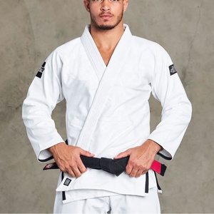 Core White Brazilian Jiu Jitsu <b>Men</b> BJJ Gi Custom Karate Gi Martial Arts Uniform for Adults OEM Cotton Martial Arts Wear - Product Image 1