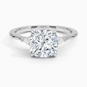 Anillo de Diamantes de Tres Piedras de Plata de Ley 925 de Lujo Personalizado, Elegante Anillo de Compromiso y Boda, Joyería Fina de Moda, Regalo - Product Image 6