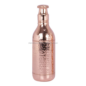 Bouteille d'eau en cuivre martelée avec avantages pour la santé Protection avancée contre les fuites et Joint moins - Product Image 5