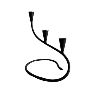 Articles personnalisés bougeoir en fer argent poli bougeoir au design moderne et bougeoir pour la décoration intérieure faite à la main - Product Image 5