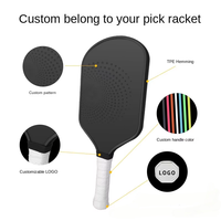 Pala de Pickleball Portátil Boom Summit Limited Edgeless, Núcleo de Espuma de 16 mm, Superficie de Fibra de Carbono Aprobada por la USAPA, Raqueta de Pickleball