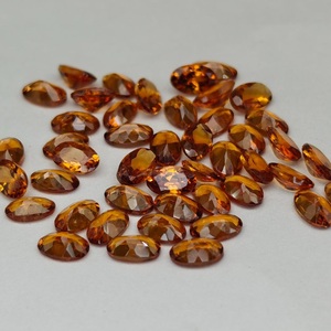 พลอยสปีซาร์ไทต์สีส้มธรรมชาติทรงเหลี่ยมคุณภาพสูงสำหรับทำเครื่องประดับ - Product Image 2
