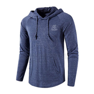 Sweat-shirts d'entraînement pour hommes à séchage rapide et légers, haute qualité, faible MOQ, sweats-shirts d'entraînement basiques pour hommes - Product Image 3