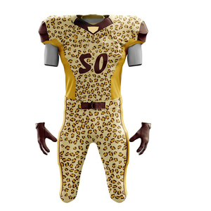 American Football Uniform Stretch Fabric Athletic Training Wear American Football Uniform Youth Practice Team Sportswear - Product Image 3