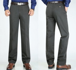 Pantalones Casuales para Hombre en Stock, Pantalones de Algodón para Hombres de Mediana Edad y Mayores, para Usar en Todas las Estaciones - Product Image 3