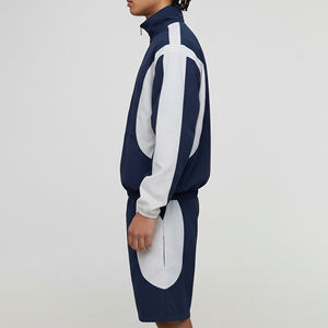 Conjunto de Pantalones Cortos de Nailon 100% Hechos a Medida, Novedad 2026, Traje Deportivo Ligero de Dos Piezas con Paneles de Poliéster y Cortavientos de Nailon para Hombre - Product Image 2