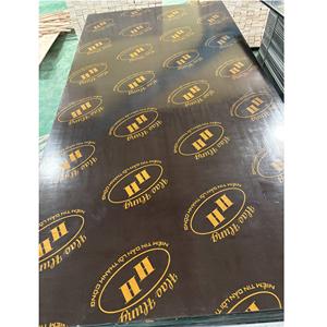 Contrachapado de Núcleo de Pino con Superficie Pulida Negra/Marrón de Diseño Minimalista, Encolado, Impermeable, de 12~21 mm, Recubierto con Película, Grado A2, Melamina E1 - Product Image 2