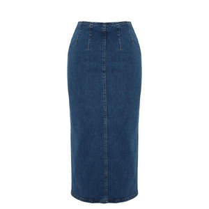 Falda Larga 2026 para Mujer, Talla Grande, Corte Recto, Cintura Alta, Casual y Elegante - Product Image 1