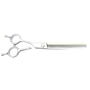 SIGAL MEDCO Eco-Friendly Japanese Stainless Steel Multicolor Coating Pet Grooming <b>Scissors</b> Curved Blades Plastic Handle Grooming - Product Image 5