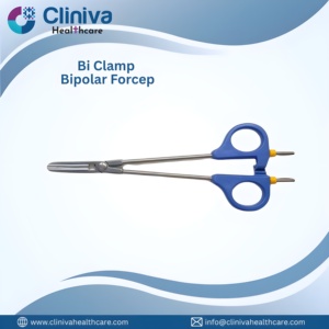 Pince bipolaire Cliniva Bi Clamp, instruments chirurgicaux réutilisables de haute qualité, certifiés CE Classe II pour la chirurgie générale - Product Image 1