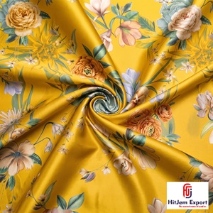Tissu satiné japonais imprimé de qualité supérieure pour la mode, les vêtements de mariée, la décoration intérieure, fournisseur en gros personnalisé pour l'exportation - Product Image 4