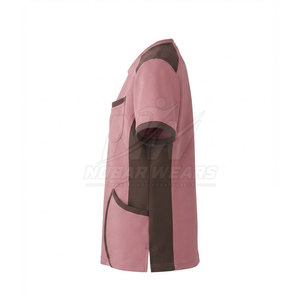 Blouse de travail pour infirmières, col rond, manches courtes, pour le personnel médical, les hôpitaux, les cliniques et les professionnels de laboratoire - Product Image 5