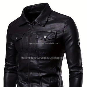 Chaqueta de cuero de calidad superior para hombre, precio de venta caliente para hombre, nuevo estilo, mejor diseño, chaqueta de cuero personalizada para hombre - Product Image 1