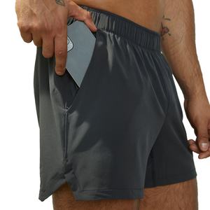 Shorts de sport décontractés pour hommes, vente chaude, en gros, OEM ODM, logo personnalisé disponible, séchage rapide, taille élastique, 100% nylon, durables - Product Image 6