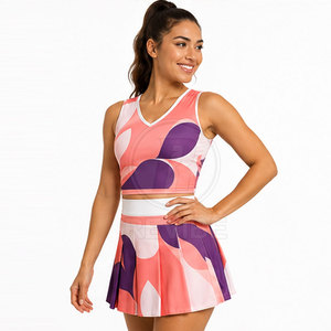 Uniforme de cheerleading pour adultes de haute qualité avec un matériau flexible 100% polyester pour une performance active - Product Image 4