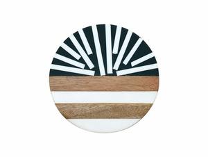 Sous-verres élégants et classiques en os incrusté faits à la main, napperons de table élégants et durables pour la maison, protégeant les surfaces avec un savoir-faire artisanal - Product Image 6