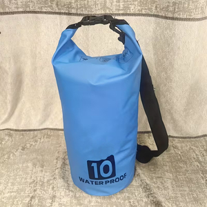 Lightweight Pack 20L Waterproof Dry Bag Blue PU Material Outdoor Sports <b>Backpack</b> With Custom Design And Size - Product Image 5