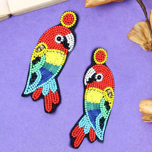 Boucles d'oreilles accessoires de broderie à la mode idée cadeau parfaite - Product Image 6