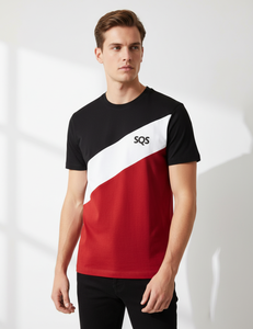 Camiseta Personalizada Pro Club de Manga Corta para Hombre, 100% Algodón, Estampado SQS, Transpirable, de Secado Rápido, Cuello Redondo - Product Image 1