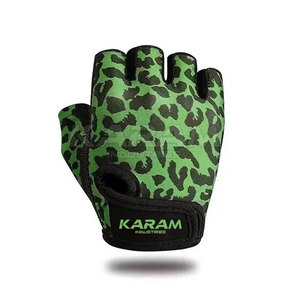 Half Finger Leather Sublimation Gym Fitness Training Gloves Breathable Unisex Sports Workout Low MOQ - Product Image 2