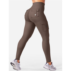 Sporty Look Legging For Women's High Waist Scrunch Butt Lift Workout <b>Tights</b> Seamless Anti Shrink Comfort <b>Tights</b> OEM Service - Product Image 2
