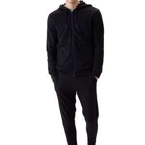 Sweat-shirt à capuche zippé surdimensionné pour homme, en coton mélangé doux, style streetwear décontracté, idéal pour l'hiver, les loisirs et les activités sportives - Product Image 1