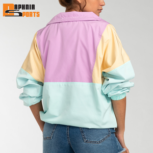 Vestes coupe-vent imperméables légères en polyester pour femmes, avec capuche réglable, poches, imperméables, coupe-vent, toucher doux, pour la randonnée et les voyages - Product Image 3