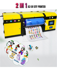 A3 UV DTF stampa di stampa e laminazione 2 in1 UV Roll to Roll 30cm macchina di laminazione pellicola adesivo di trasferimento - Product Image 4