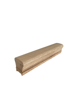 Solid Red Oak Stair <b>Handrail</b> with Fillet <b>Wall</b> <b>Mounted</b> Wooden <b>Handrail</b> Custom Length Premium Staircase Railing Parts EFS Brand - Product Image 5