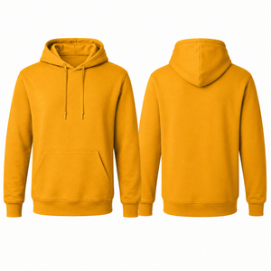 เสื้อฮู้ดดี้โอเวอร์ไซส์แบบหนาพิเศษ 300 GSM พร้อมดีไซน์กระเป๋าปักลาย  แบบยูนิเซ็กซ์ ผ้าฟลีซ - Product Image 2