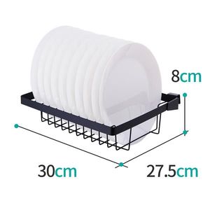 Scolapiatti Nero da Cucina per Lavello, Dimensione 32 1/2 Pollici, Organizzatore e Portaoggetti - Product Image 3