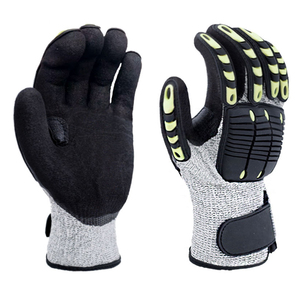 Fabrication en gros de gants de conduite en cuir de dernière conception, couleur unie, imperméables, gants de sécurité pour conducteurs avec logo personnalisé - Product Image 1