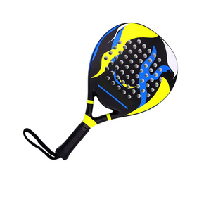 Raqueta de Pádel con Gráfico Dinámico de Llama de Carbono 12K, Forma de Lágrima, Núcleo Suave de Eva - Product Image 3